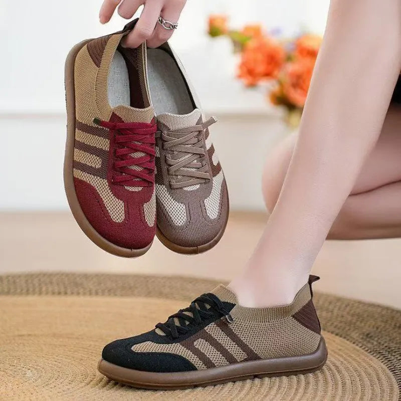 ErgoNova™ – Breathable Mesh Orthopedic Sneakers for Women