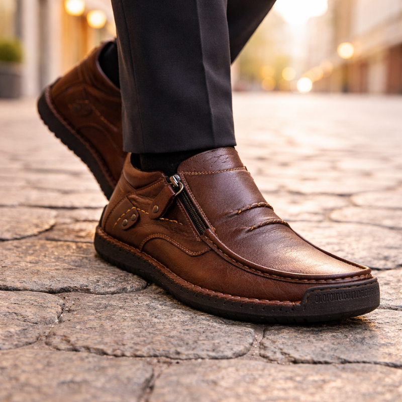 Barton™ | Dress Shoes That Don't Destroy Your Feet — 100% Genuine Leather