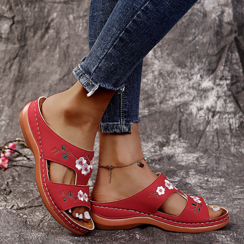 Konf | Lily Floral Orthopedic Sandals