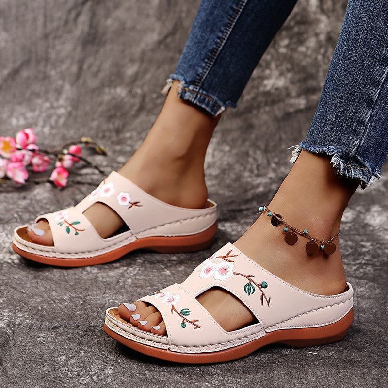 Konf | Lily Floral Orthopedic Sandals