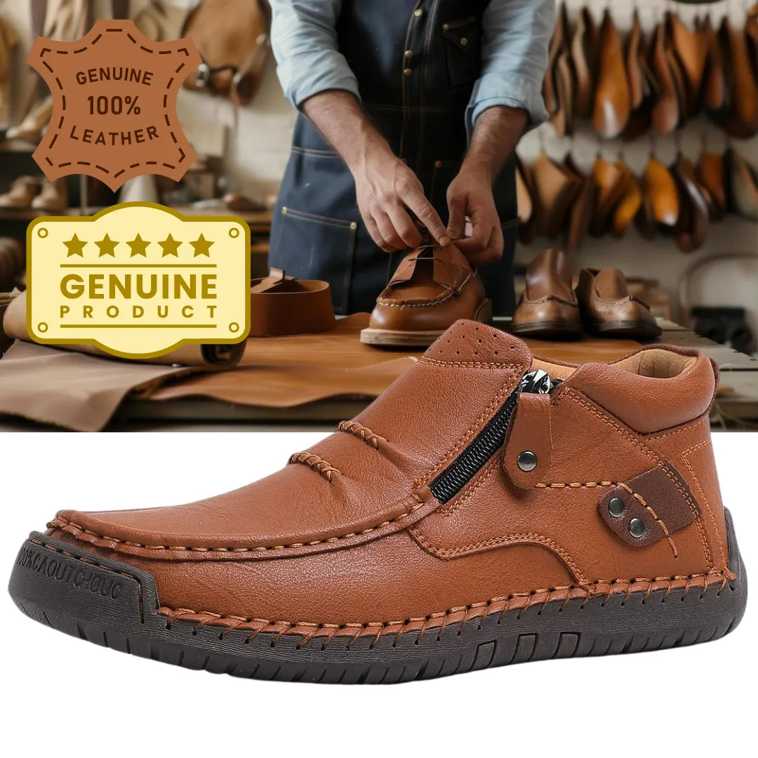 Artisan Leather Shoes: Where Comfort Meets Character • Barton™
