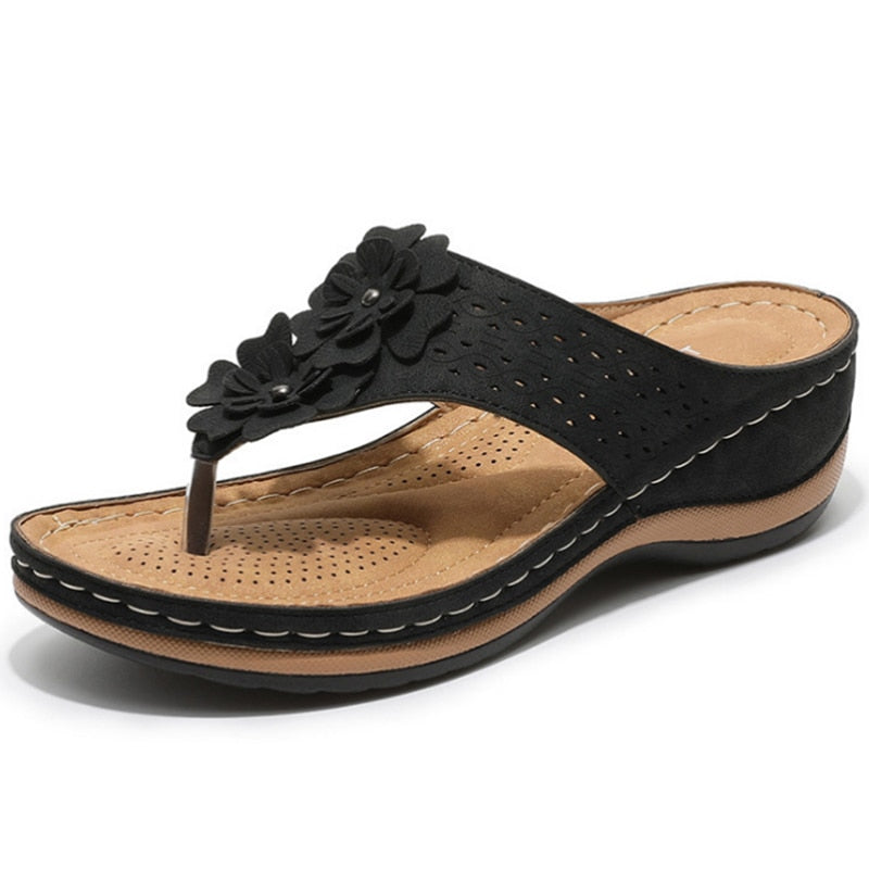 Floral Women's Orthopedic Sandals by Konf