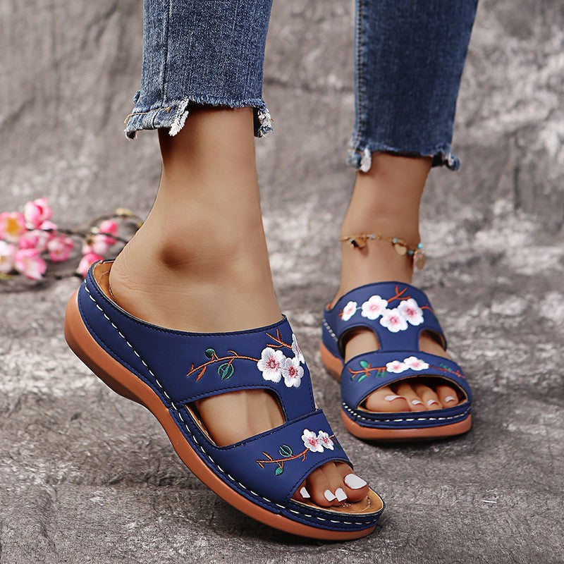 Konf | Lily Floral Orthopedic Sandals